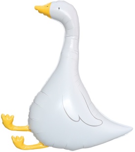 Шар (33''/84 см) Фигура, Гусь, 1 шт.