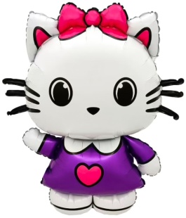 Шар (35''/89 см) Фигура, Маленькая кошечка, 1 шт.