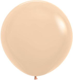 Шар (24''/61 см), Персик Малибу (660), макарунс, 3 шт.